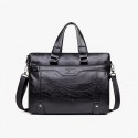 Leather Shoulder Business Briefcase