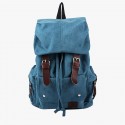 Patchwork Vintage Canvas Shoulder Backpack