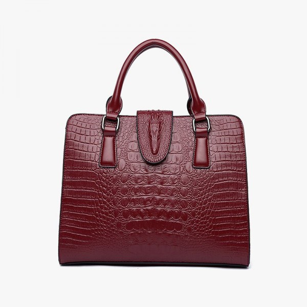 Luxury Crocodile Leather Handbag