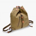 Preppy Vintage Canvas Women Backpack