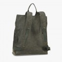 Vintage Canvas Shoulder Leather Backpack