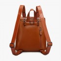 Vintage Leather Travel Backpack