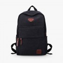 Fashion Canvas Solid Backpack Zipper