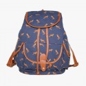 Girls Vintage Canvas Printing Backpack