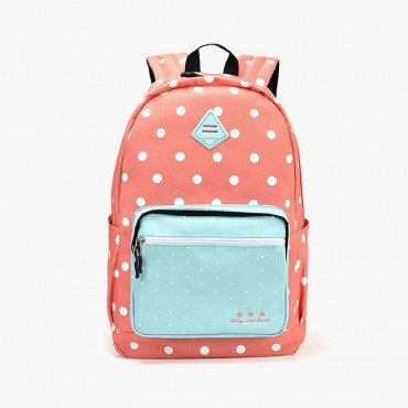 Polka Dots School Backpack