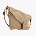 Crazy Horse Canvas &#038; Leather Messenger Bag