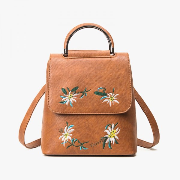 Vintage Embroidered Sweet Backpack