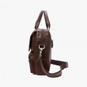 Cowhide Shoulder Bag Briefcases Leather