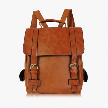 Retro Leather Vintage Backpack